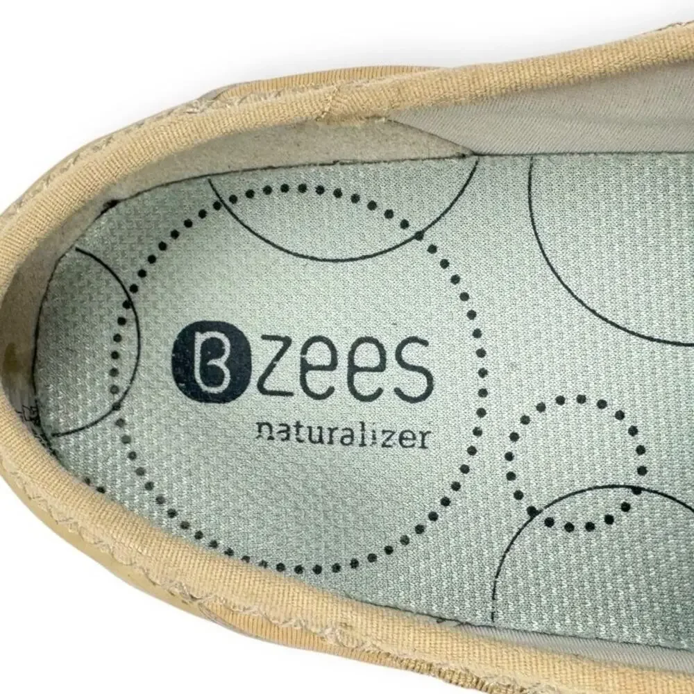Bzees Nauralizer Tan Lightweight‎ Clog Sneaker 9.5M Comfort Breathable Platform
